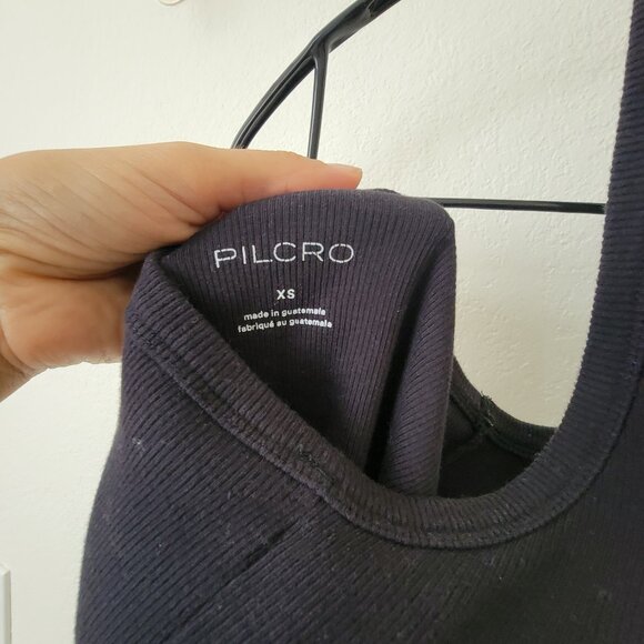 Anthropology Pilcro Ribbed Halter Tank Black  XS - Picture 4 of 4